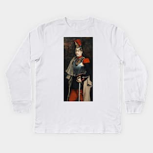 Portrait Of A Man, Presumed To Be Mr. Filleul-Brohy by Julius LeBlanc Stewart Kids Long Sleeve T-Shirt